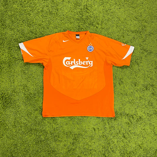 Nike Odense Boldklub BK Trikot orange Größe XXL Total 90 2005 2006