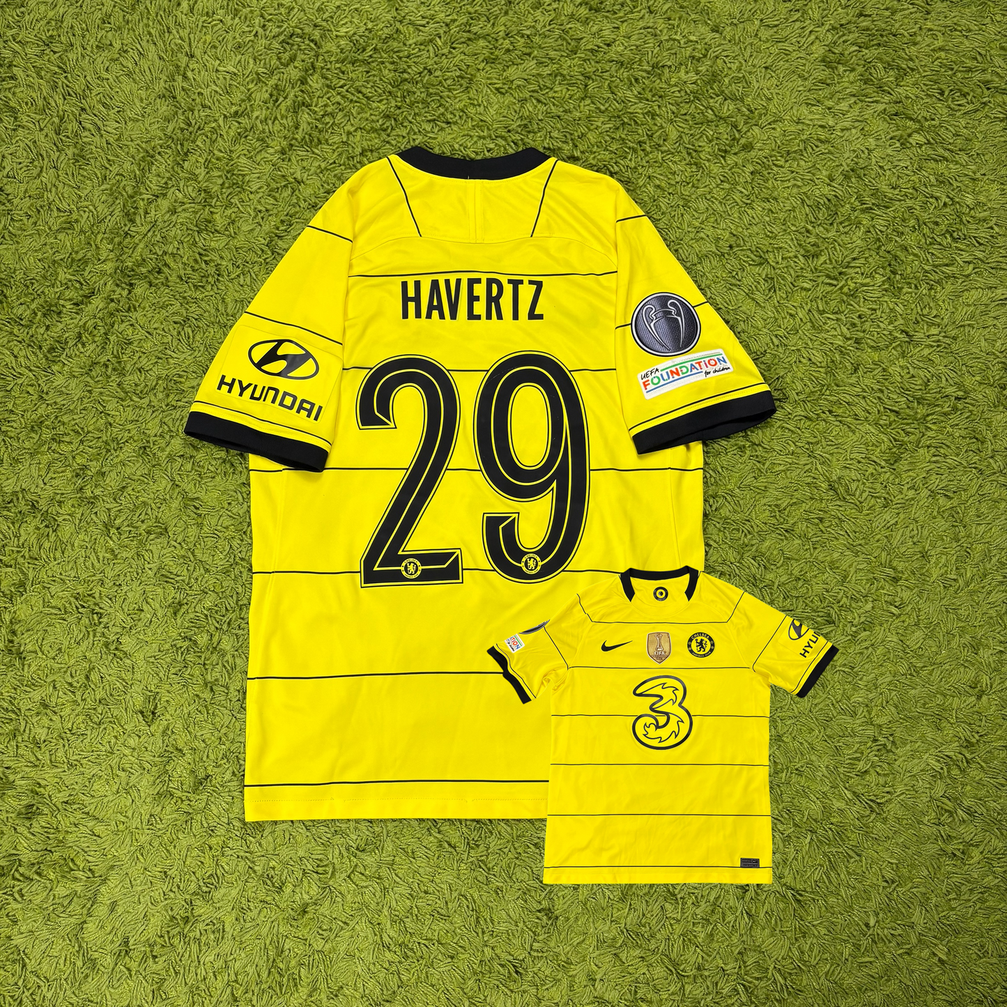 Nike Chelsea FC Havertz Trikot Gelb Größe M 2021 2022