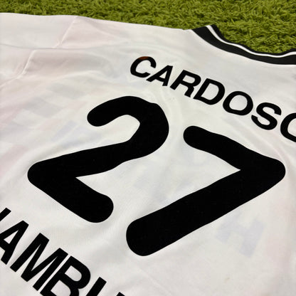 Uhlsport Hamburger SV HSV Cardoso Trikot Weiß Größe XL 1996 1997