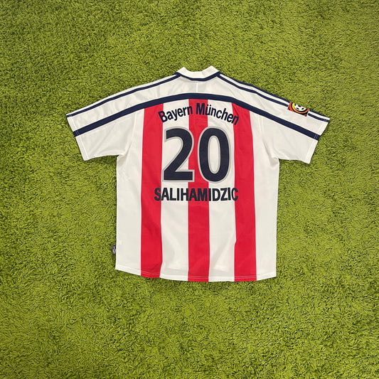 Adidas FC Bayern München Trikot weiß Salihamidzic Größe XL 2000 2002