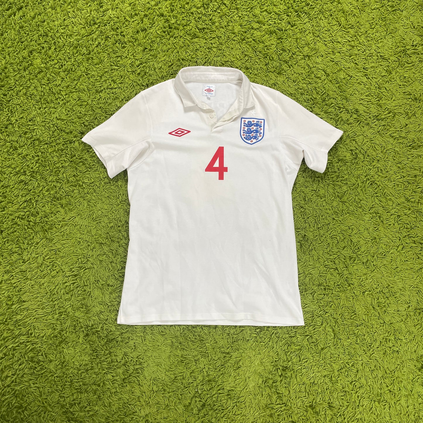 Umbro England Gerrard Trikot + Shorts Größe M weiß 2010