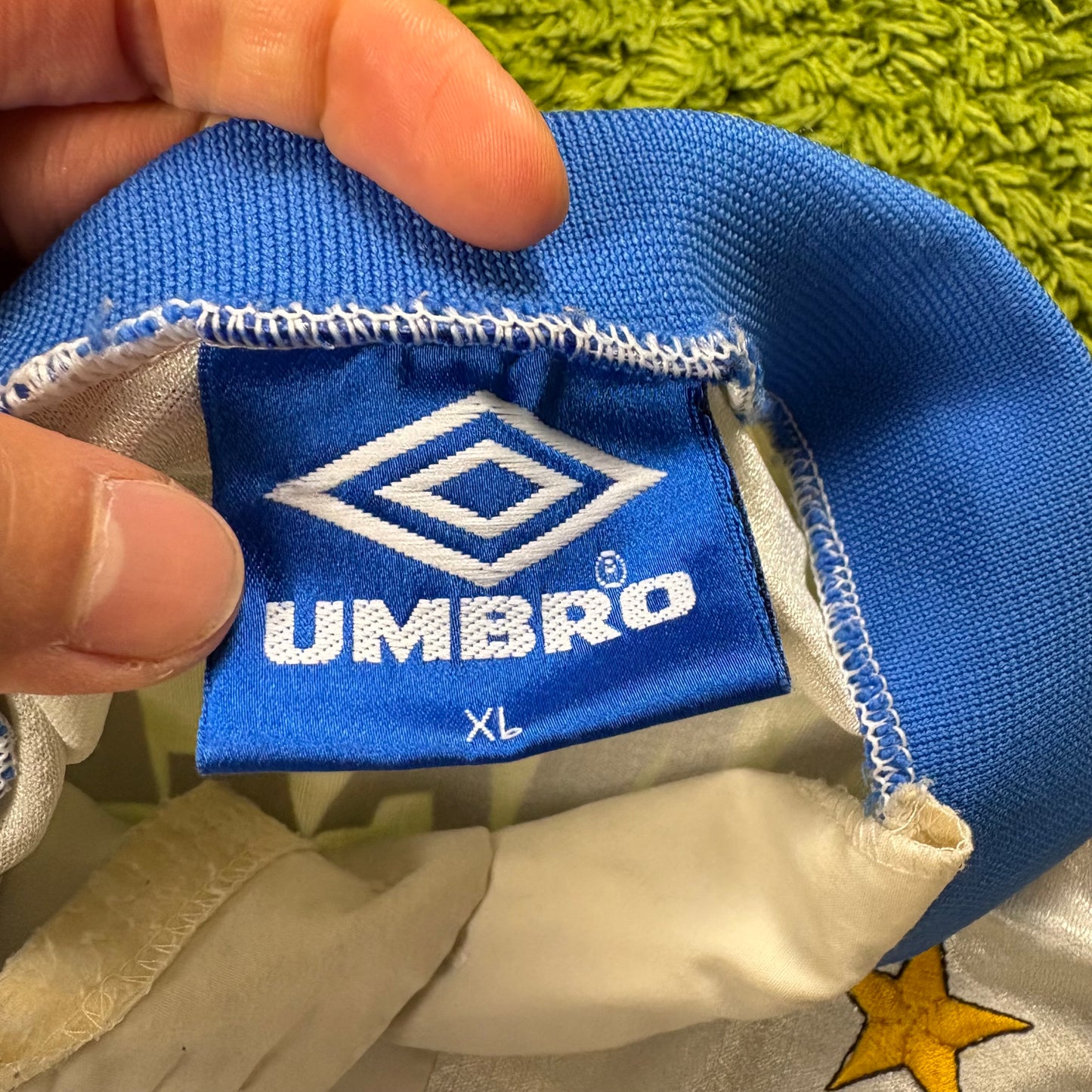 Umbro Inter Mailand Milan Milano Ronaldo R9 Trikot Weiß Größe XL 1997 1998 fenomeno