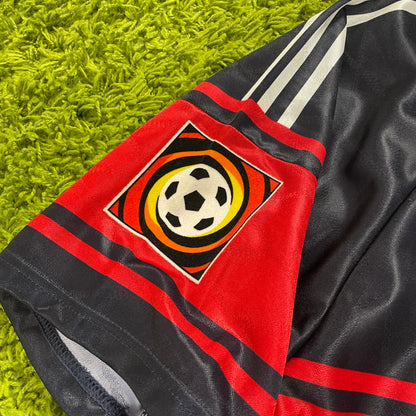 Adidas FC Bayern München Strunz Trikot blau Größe L 1997 1999