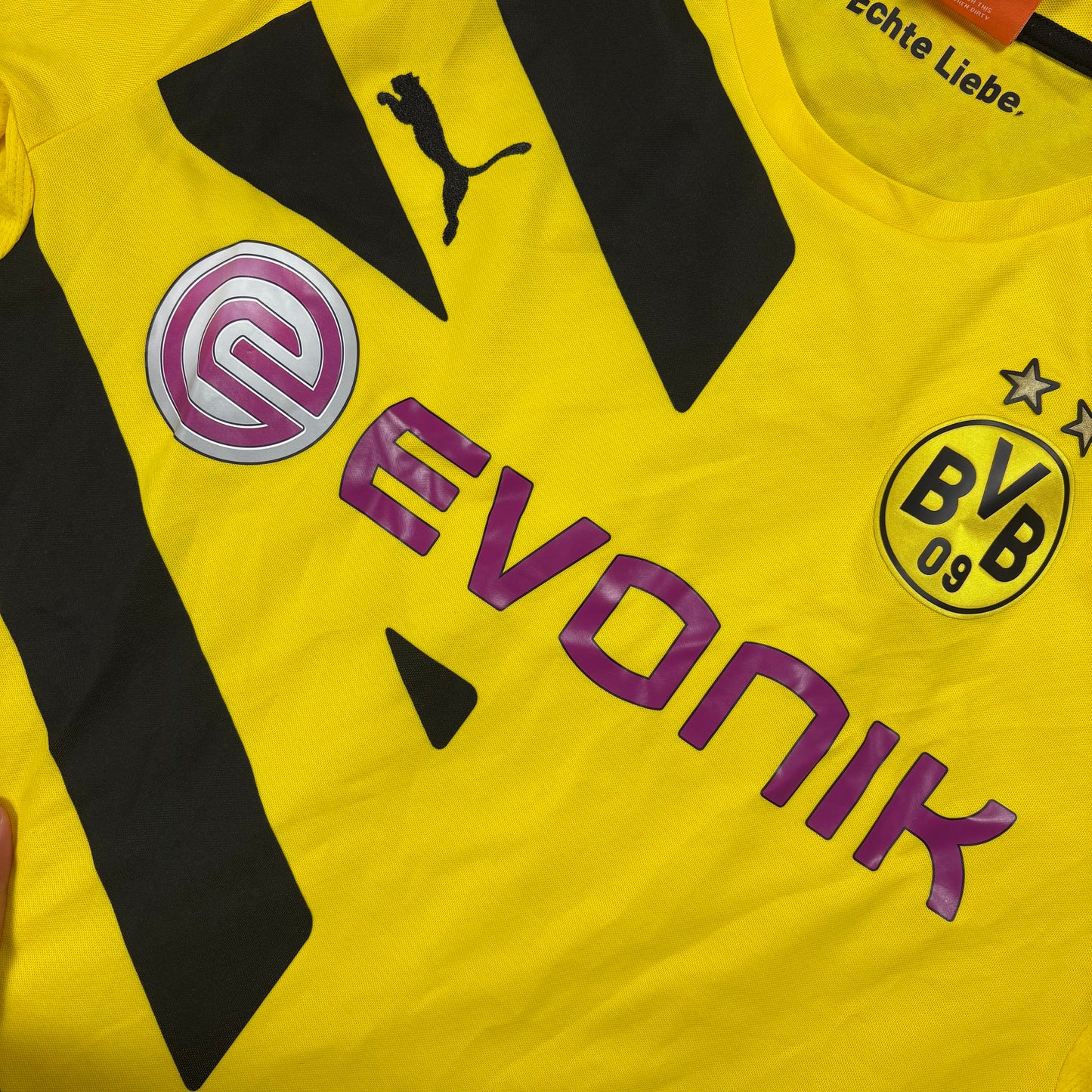 Puma BVB Borussia Dortmund Trikot Gelb Größe L 2014 2015