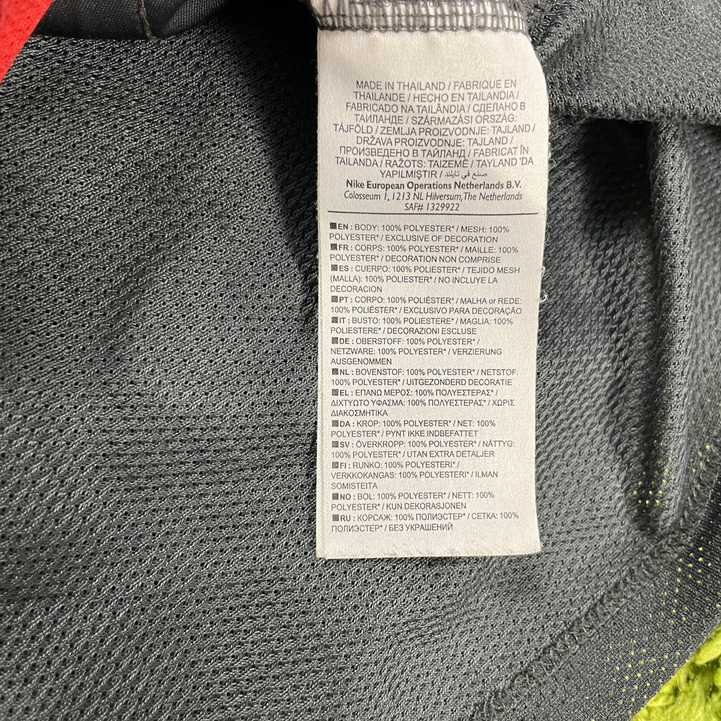 Nike Manchester United Trikot Training Größe L schwarz