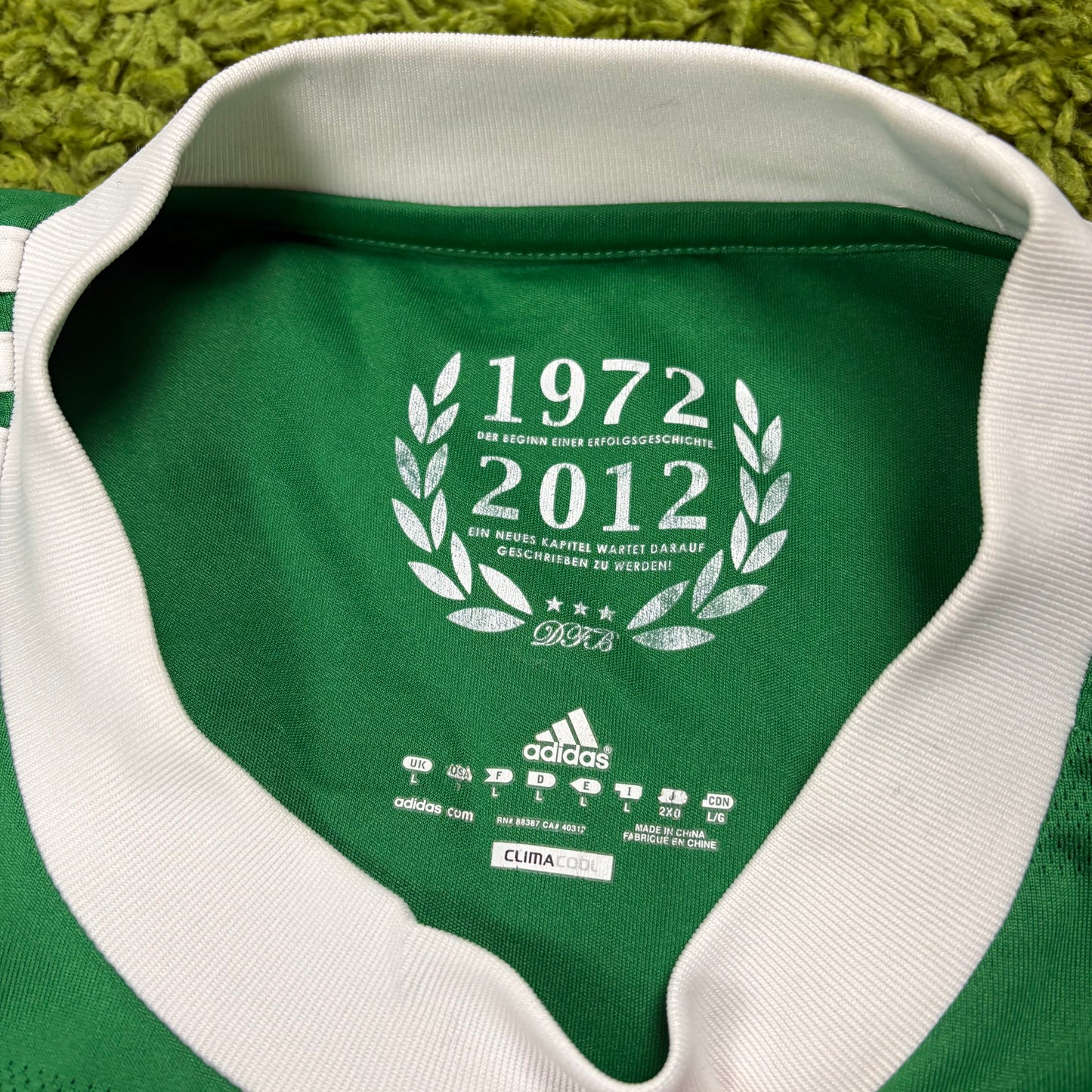 Adidas Deutschland DFB Boateng Trikot Grün Größe L 2012