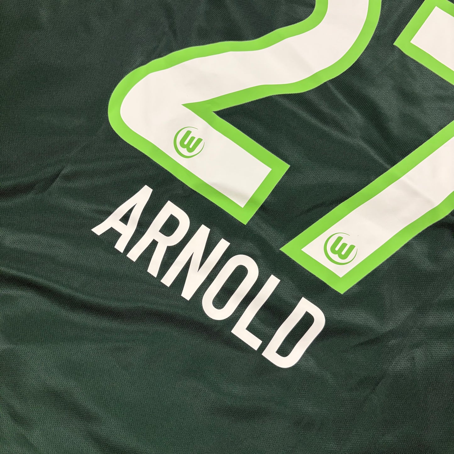 Nike VFL Wolfsburg Arnold Trikot Grün Größe L 2018 2019