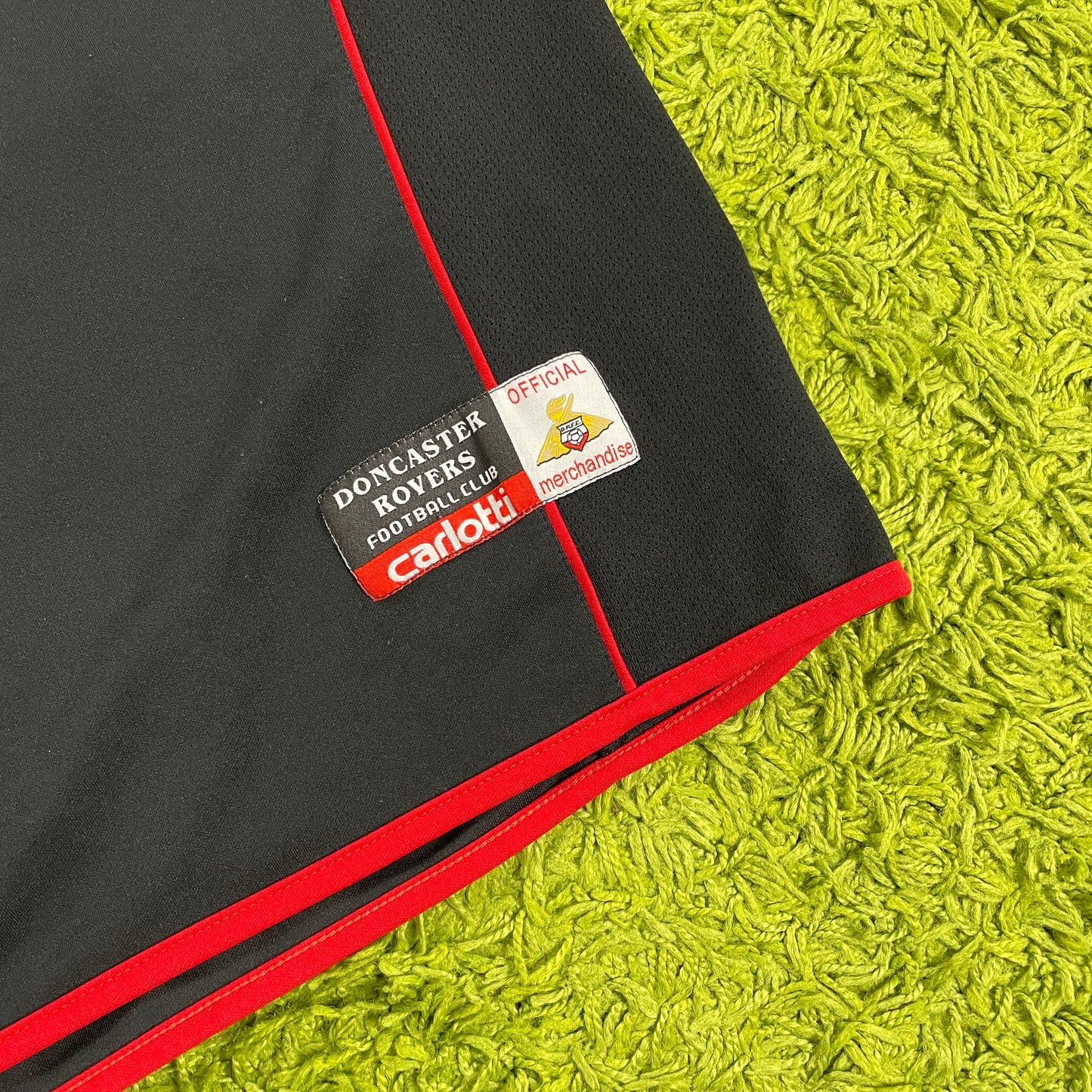 Carlotti Doncaster Rovers Trikot schwarz Größe M 2005