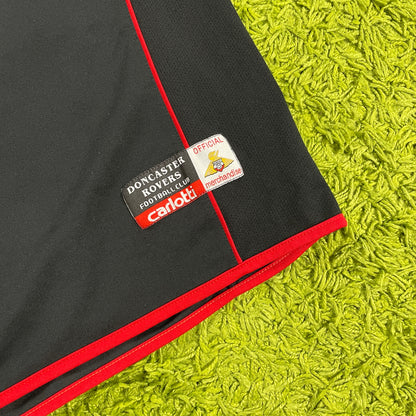 Carlotti Doncaster Rovers Trikot schwarz Größe M 2005