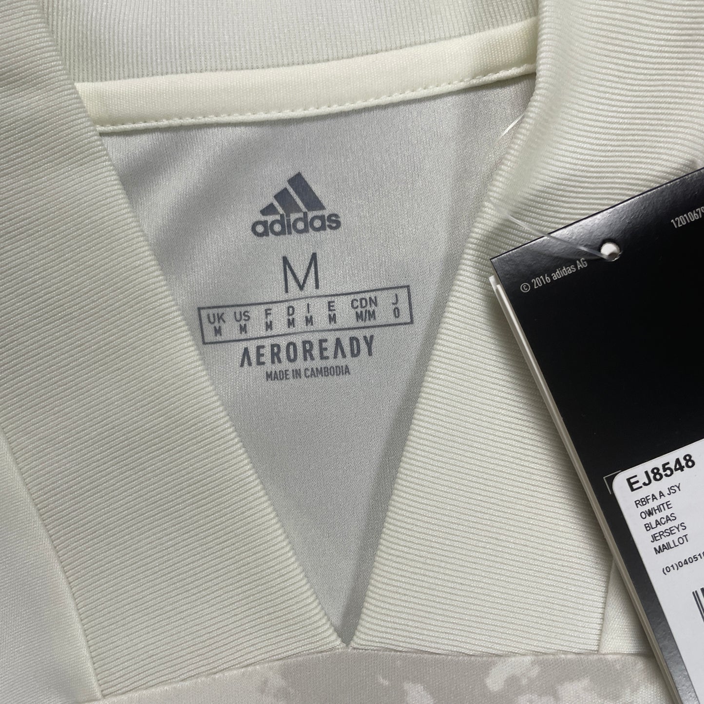 Adidas Belgien Trikot weiß Größe M 2020