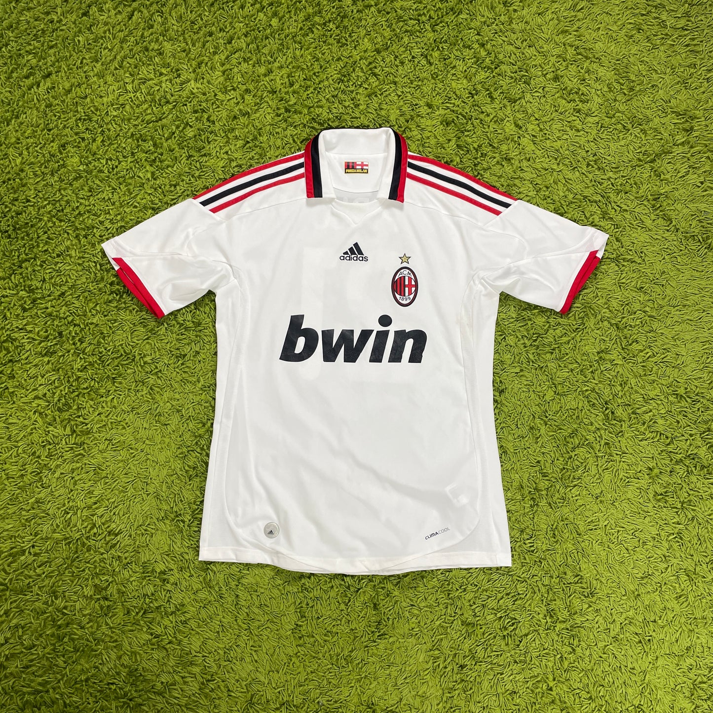 Adidas AC Mailand Pirlo Trikot weiß Größe M 2008 2009