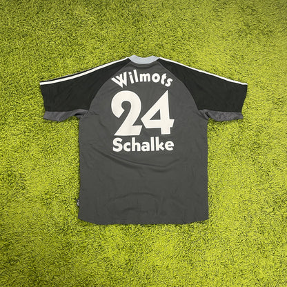 Adidas Schalke 04 Wilmots Trikot grau Größe XL 2001 2002