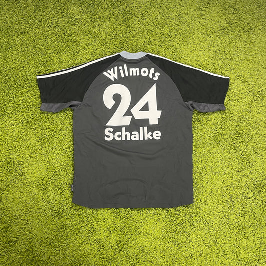 Adidas Schalke 04 Wilmots Trikot grau Größe XL 2001 2002