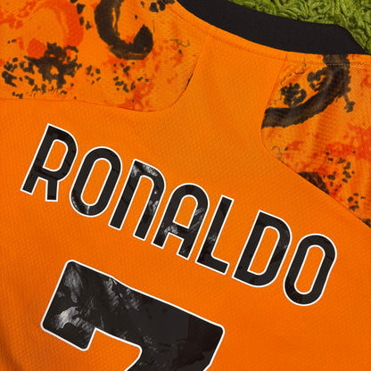 Adidas Juventus Turin Ronaldo Trikot Orange Größe XL 2020 2021