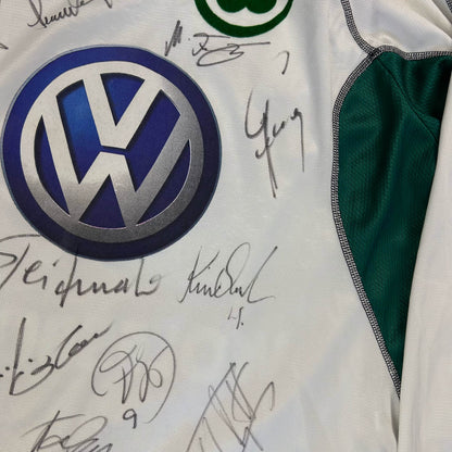 Puma VFL Wolfsburg Trikot Hans Sarpei Unterschriften Größe XL