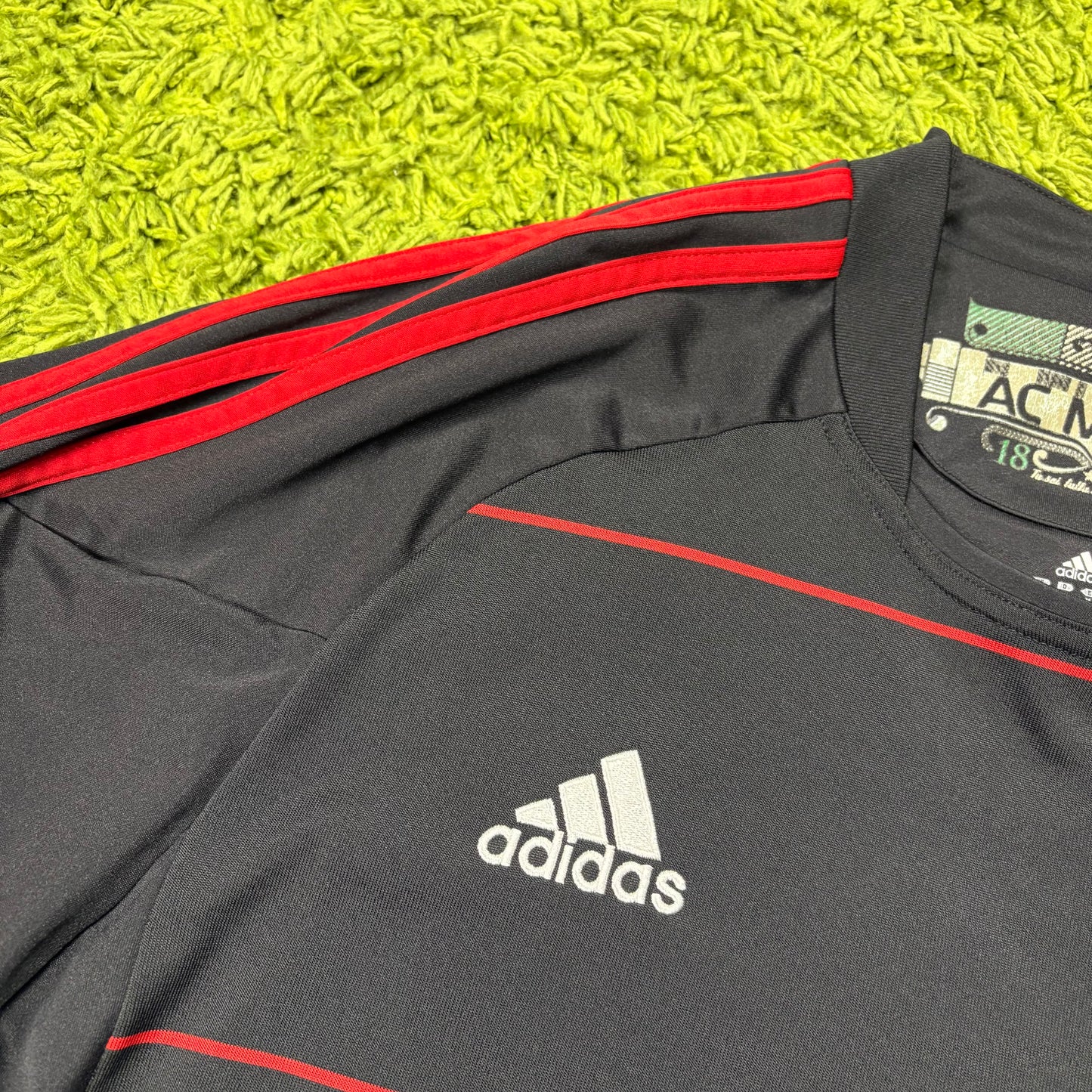 Adidas AC Mailand Milan Ronaldinho Trikot schwarz Größe M 2010 2011