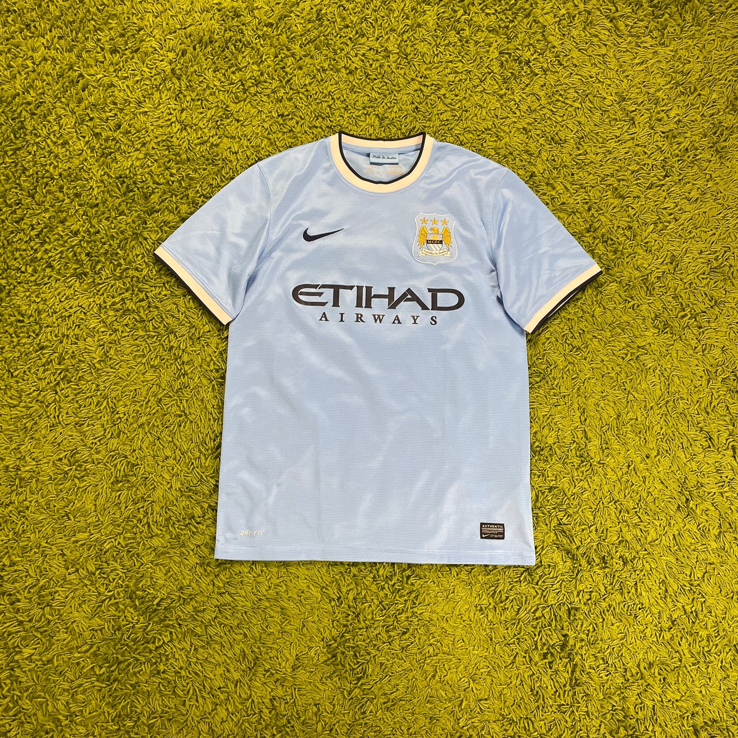 Nike Manchester City Negredo Trikot blau Größe M 2013 2014