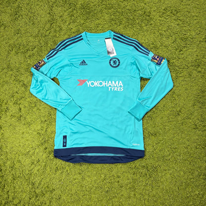 Adidas FC Chelsea Trikot Courtois blau Größe M 2015 2016 NEU