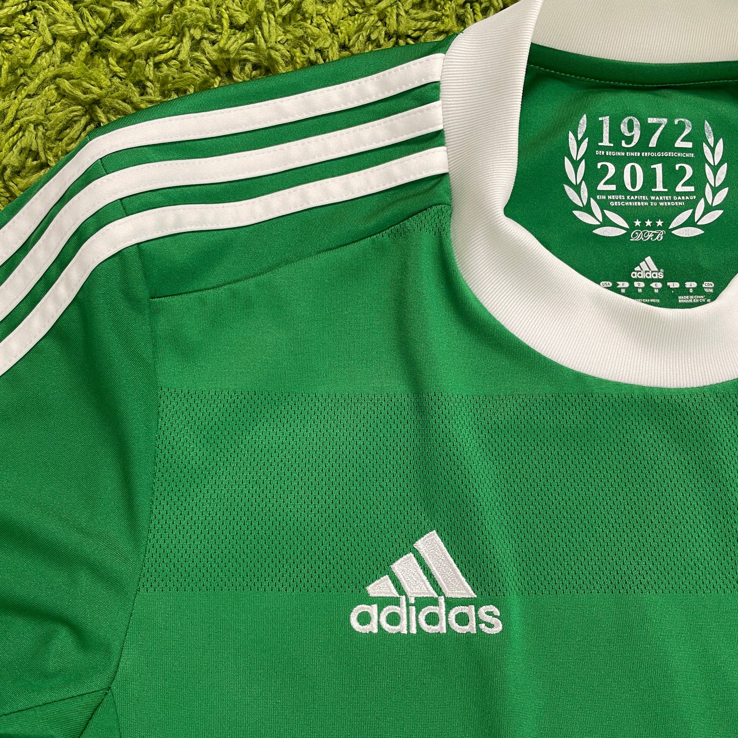 Adidas Deutschland Schweinsteiger Trikot grün Größe M 2012 DFB