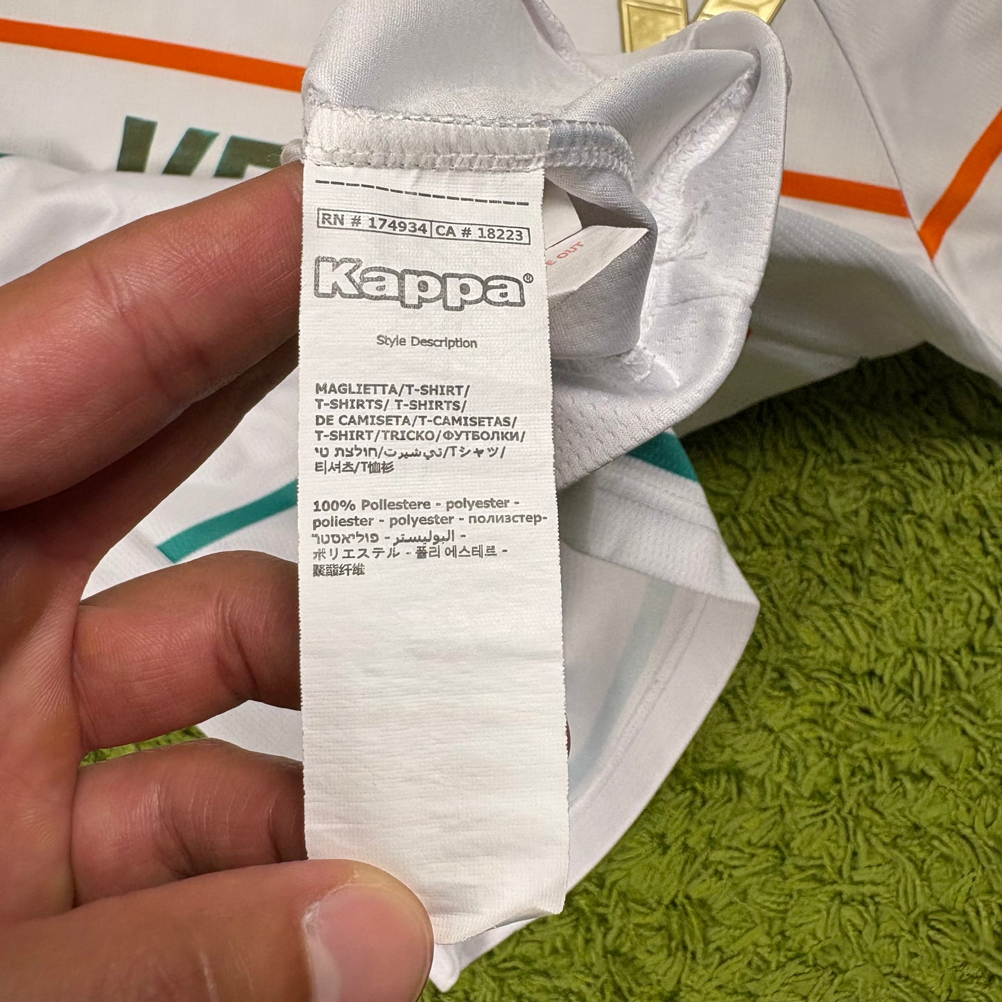 Kappa Venezia Venedig FC Pohjanpalo Trikot weiß Größe L 2022 2023