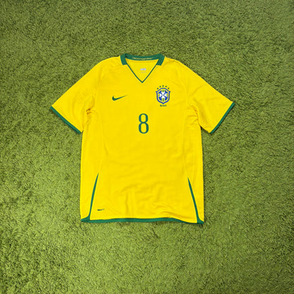 Nike Brasilien Trikot Kaka gelb Größe L 2008