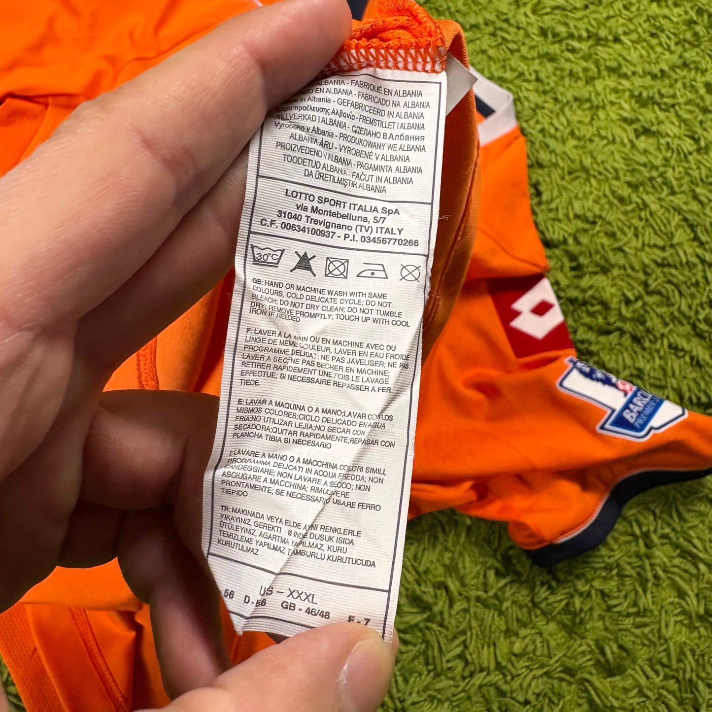 Lotto Queens Park Rangers Wright Phillips Trikot Orange Größe XXL 2011 2012