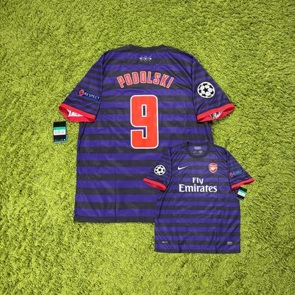 Nike FC Arsenal Podolski Trikot lila Größe XL 2012 2013
