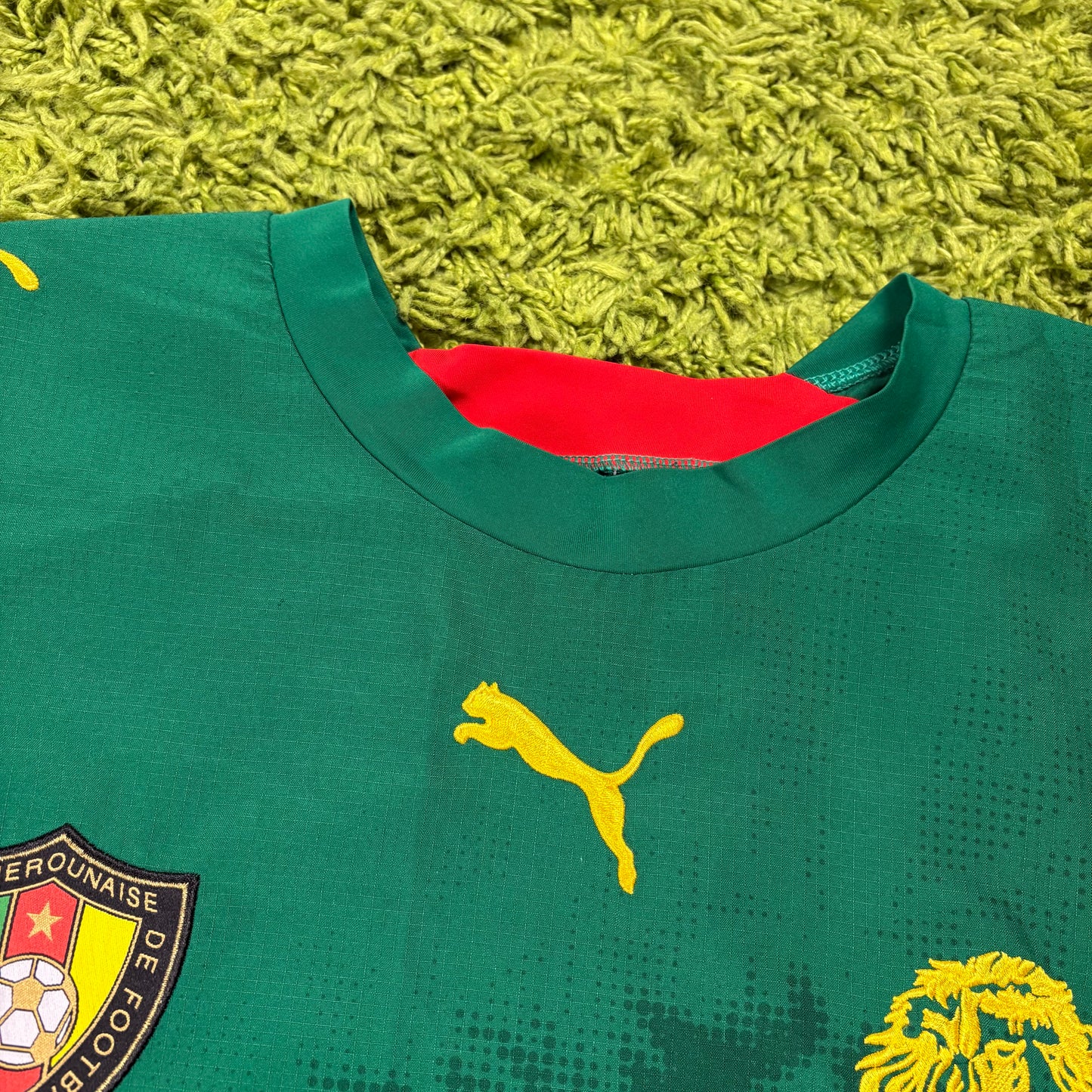 Puma Kamerun Etoo Eto‘o Trikot Grün Größe L 2006