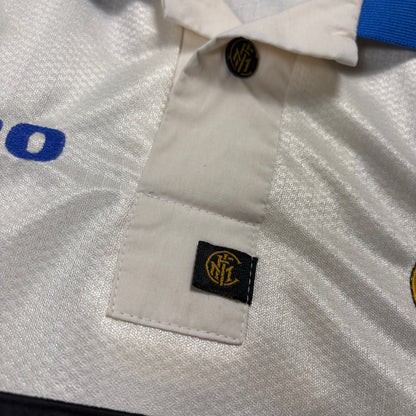 Umbro Inter Mailand Milan Milano Ronaldo R9 Trikot Weiß Größe XL 1997 1998 fenomeno