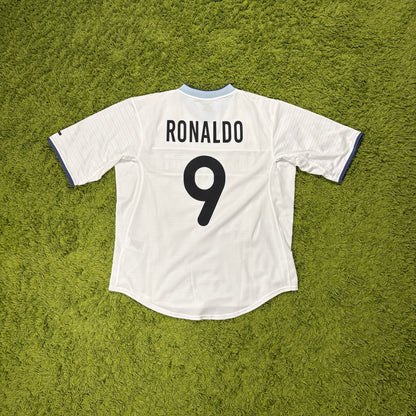 Nike Inter Mailand Milan Ronaldo R9 Trikot Weiß Größe XL 2000 2001