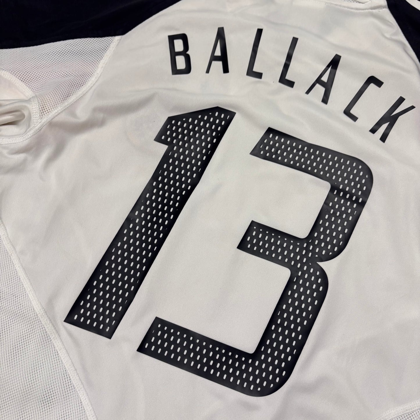 Adidas Deutschland DFB Ballack Trikot Weiß Größe M 2004