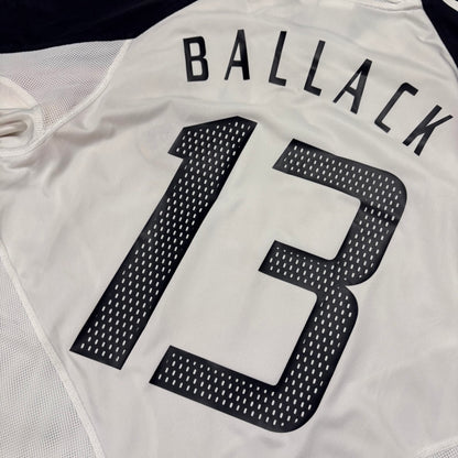 Adidas Deutschland DFB Ballack Trikot Weiß Größe M 2004