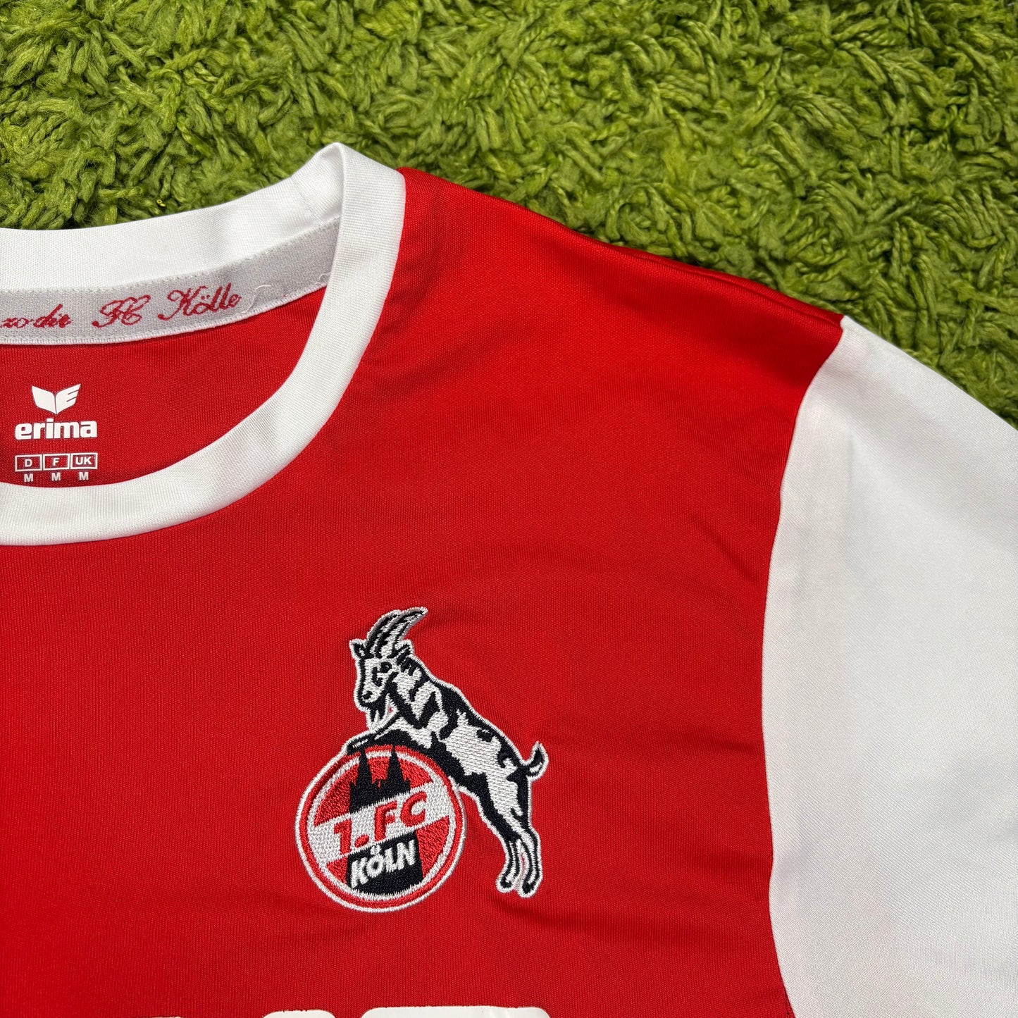 Erima 1. FC Köln Helmes Trikot rot Größe M 2013 2014