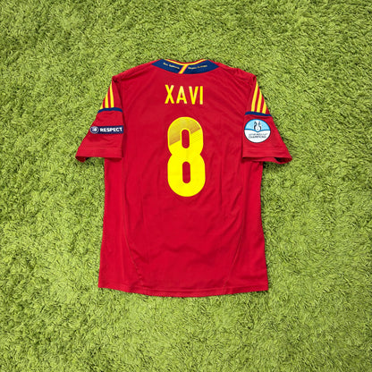 Adidas Spanien Xavi Trikot rot Größe M 2012