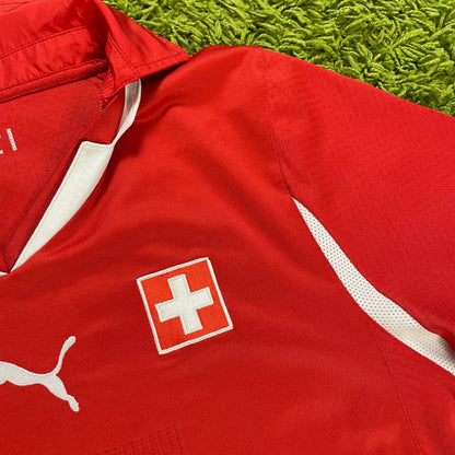 Puma Schweiz Barnetta Trikot rot Größe M 2010