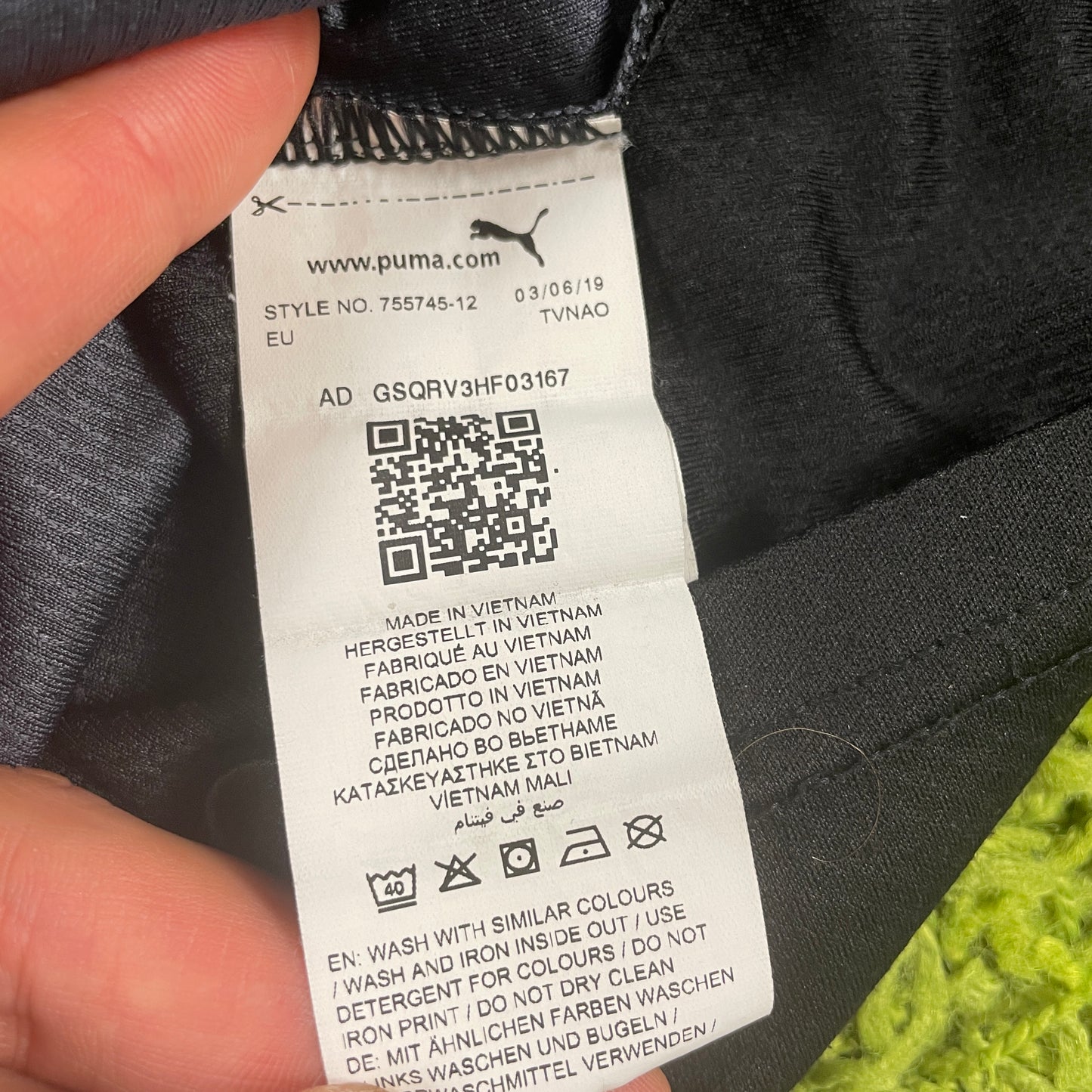 Puma Borussia Dortmund BVB Haaland Trikot grau Größe S 2019 2020