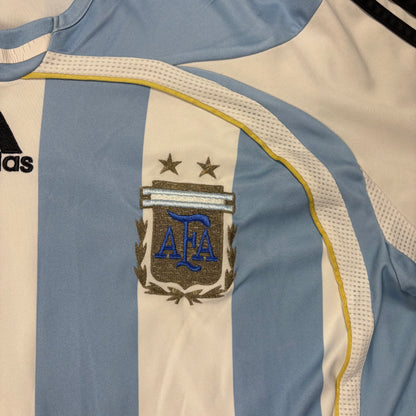 Adidas Argentinien Messi Trikot weiß blau Größe XL 2006
