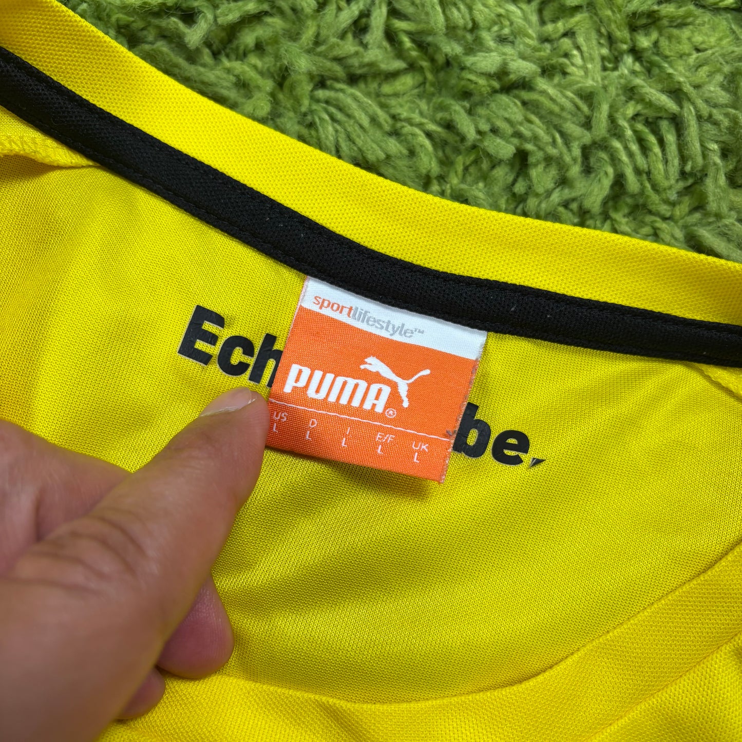 Puma BVB Borussia Dortmund Trikot Gelb Größe L 2014 2015