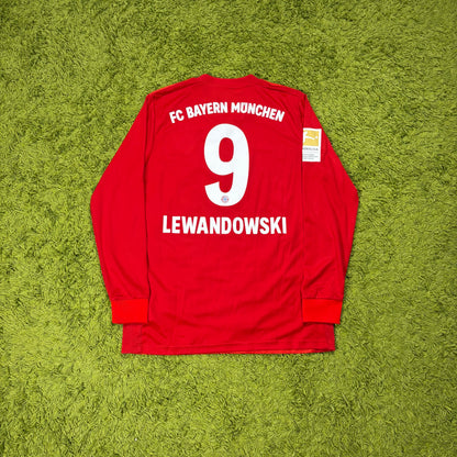 Adidas FC Bayern München Lewandowski Trikot rot Größe L 2018 2019