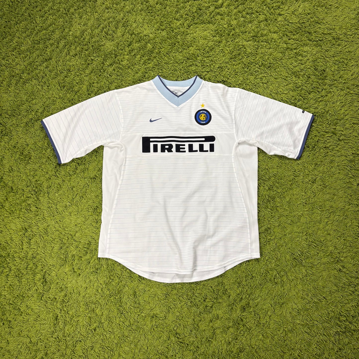 Nike Inter Mailand Milan Ronaldo R9 Trikot Weiß Größe XL 2000 2001