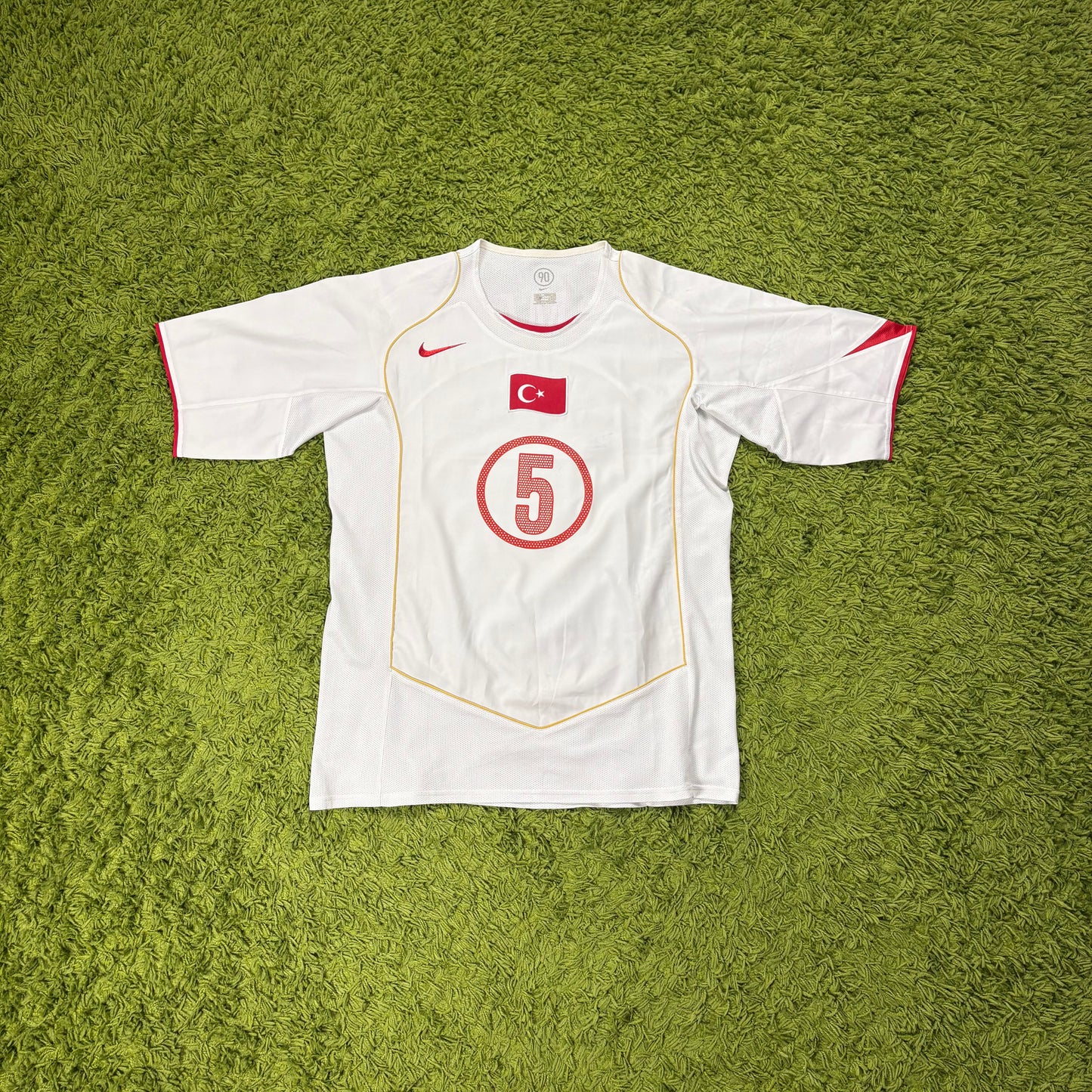 Nike Türkei Emre Trikot Weiß Größe M 2004