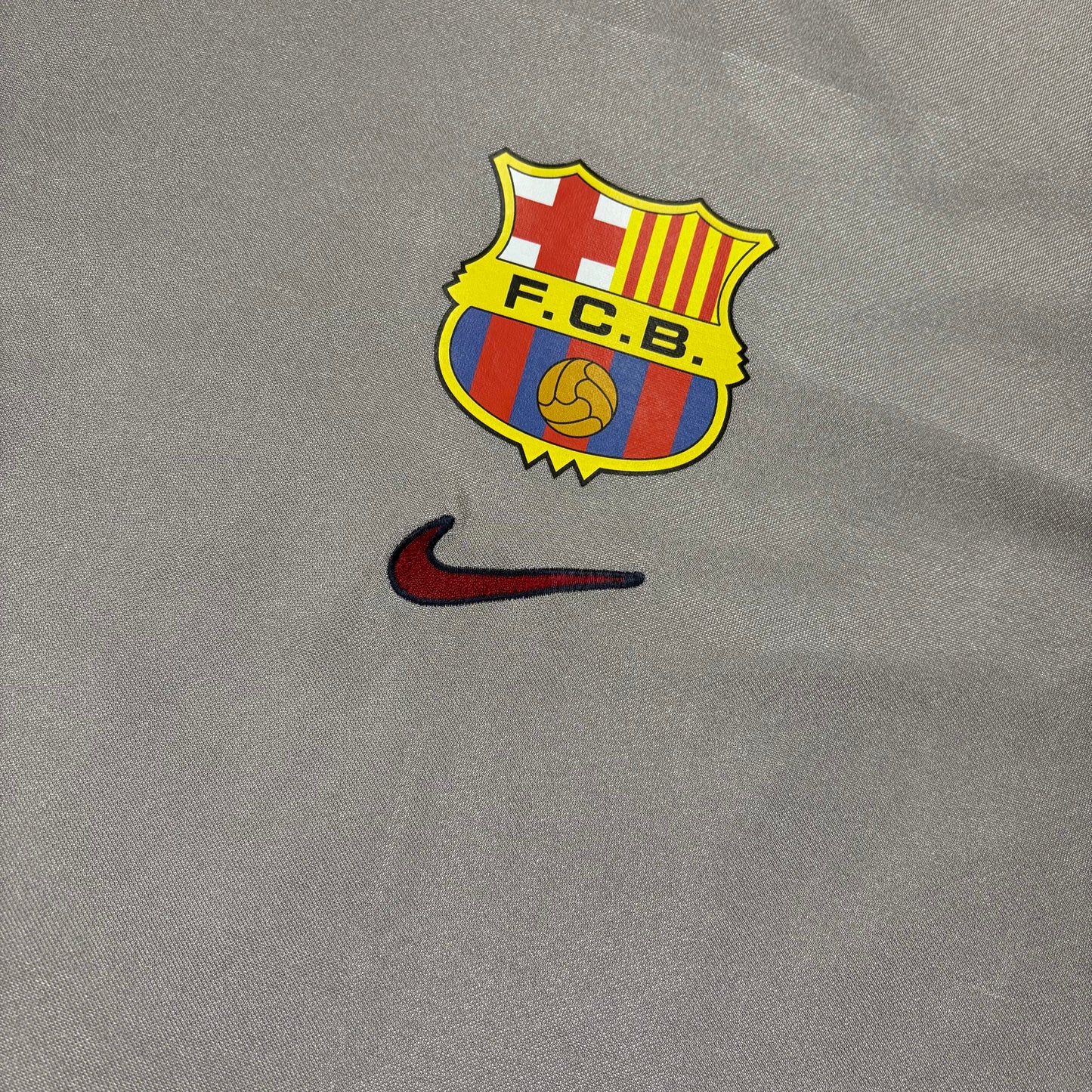 Nike FC Barcelona Guardiola Trikot grau Größe L 1999 2001