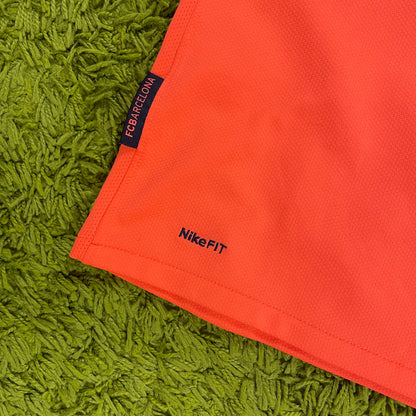 Nike FC Barcelona Trikot Messi orange Größe YXL -> S 2009 2010