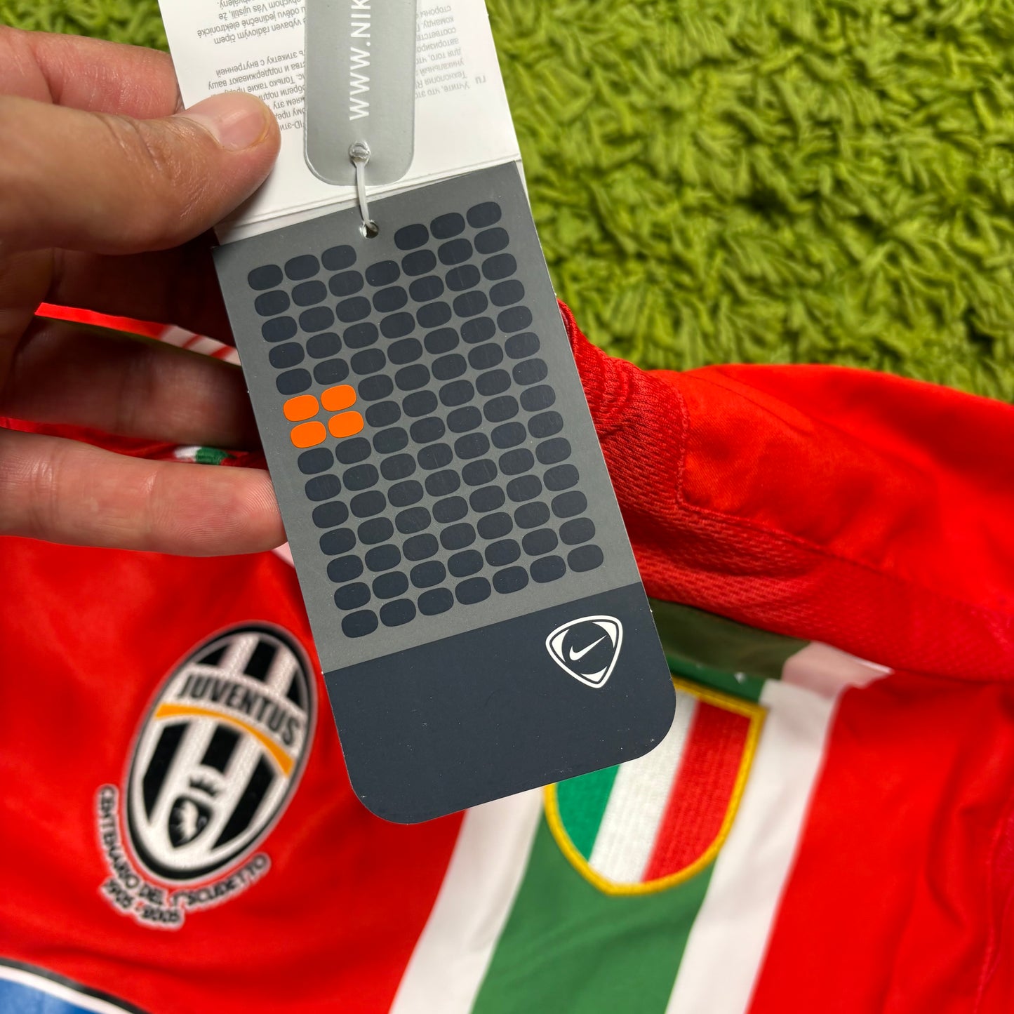 Nike Juventus Turin Ibrahimovic Trikot rot Größe L 2005 2006 neu mit Etikett