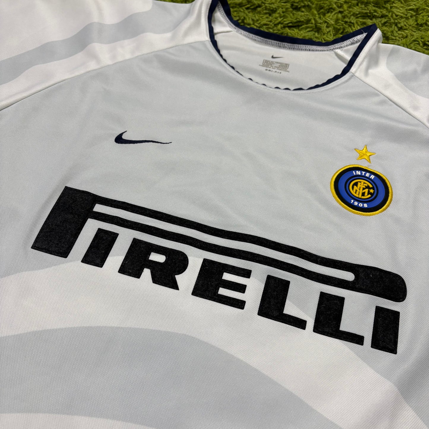 Nike Inter Mailand Milan Ronaldo R9 Trikot grau Größe XL 2001 2002