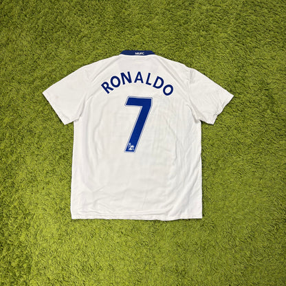 Nike Manchester United Trikot Ronaldo CR7 weiß Größe L 2008 2009