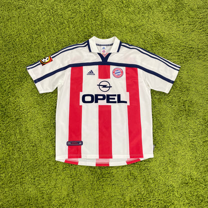 Adidas FC Bayern München Trikot weiß Strunz Größe L 2000 2002