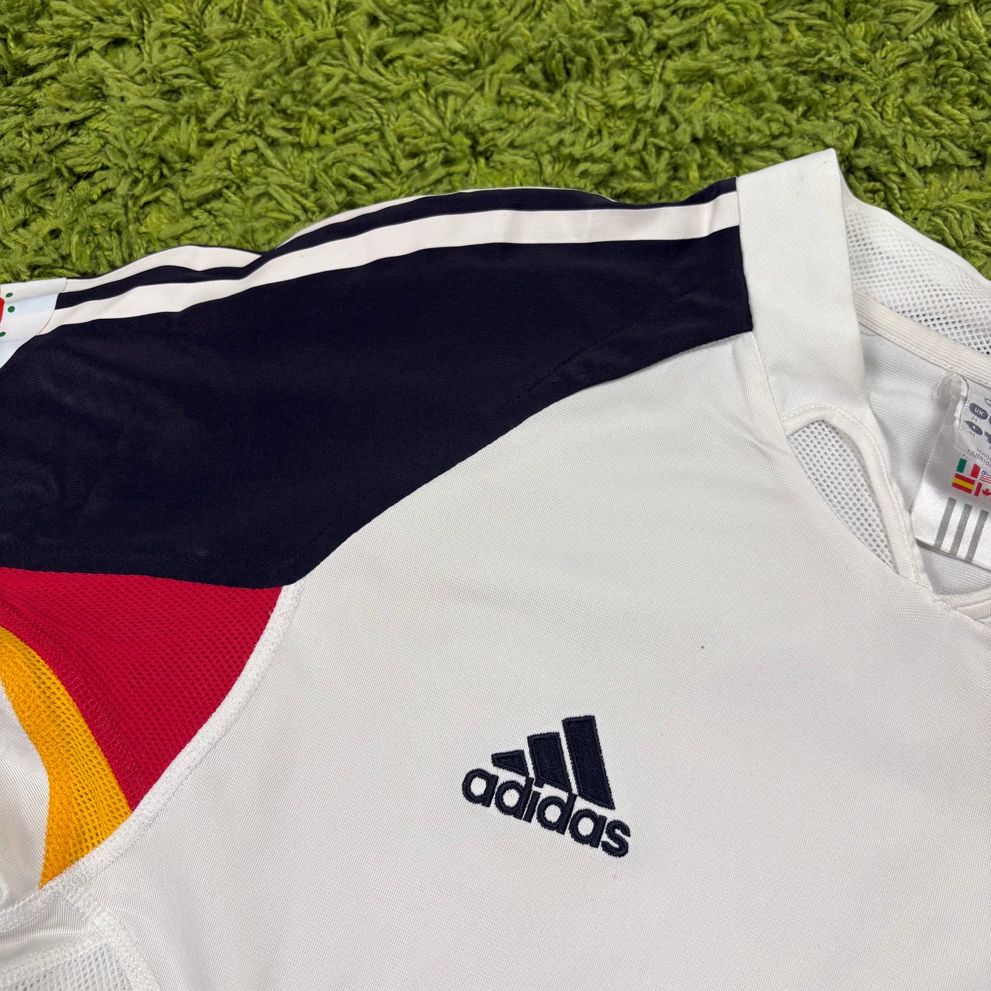 Adidas Deutschland DFB Ballack Trikot Weiß Größe M 2004