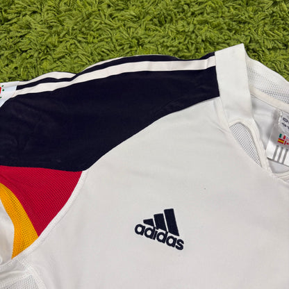 Adidas Deutschland DFB Ballack Trikot Weiß Größe M 2004