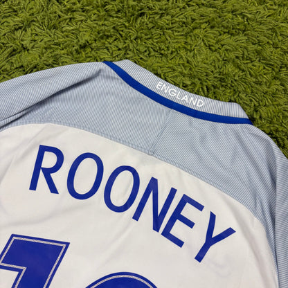 Nike England Rooney Trikot Weiß Größe M 2016
